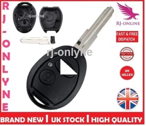 Estuche llavero con llave remota de 2 botones para Land Rover Discovery 2 TD5 + logotipo A76 - Imagen 1 de 6