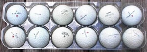 (98-07-MX02) 12 / 1 dozen used Maxfli Golf Balls - Picture 1 of 1