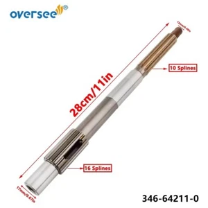346-64211 Propeller Shaft For Tohatsu Nissan Outboard M NS 2/4T F 25HP 30HP - Imagen 1 de 5