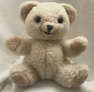 Vintage 10" Snuggle Teddy Bear  Fabric Softener Full Body Hand Puppet 1986 Russ - Picture 1 of 5