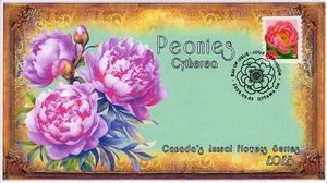 CA25-012, 2025, Peonies, First Day of Issue, Pictorial Postmark, Annual Flower S - Picture 1 of 1