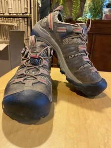 KEEN Utility ASTM F2413-11 Steel Toe Low Work Hiking Shoes Woman Sz 8 - Picture 1 of 6