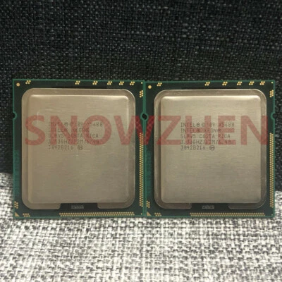 Matching pair Intel Xeon X5680 CPU 6 Core 3.33GHz 12MB LGA 1366 SLBV5 Processors - Image 1 of 2