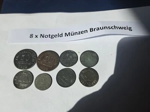 8 x emergency money war money coins Brunswick - Picture 1 of 2