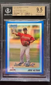 2010 Bowman Chrome Jose Altuve Blue Refractor /150 BGS 9.5 Gem Mint Rookie RC - Bild 1 von 2