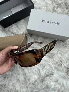 Occhiali da sole Palm Angels Kerman avana sabbia | marrone | tonalità logo prezzo consigliato £ 345 - Foto 1 di 18