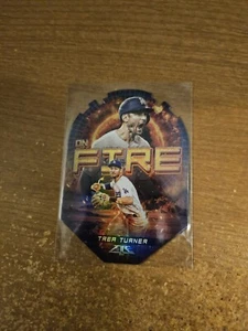 2022 Topps Fire Baseball On Fire #EF-17 Trea Turner Los Angeles Dodgers NM/M - Bild 1 von 2