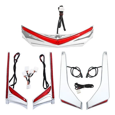 Fender Tip Accent Vertical Under LED Light Strips Fit For Honda GL1800 F6B 12-17 - Image 1 of 4