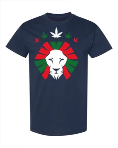 Camiseta de león de cannabis - Imagen 1 de 4