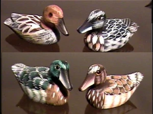 Vintage: Zwei Paar kleine Enten, limitierte Restmengen - Bild 1 von 3