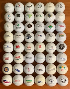 Lotto 48 (4 dozzine) palline da golf logo campi marchi da collezione 4A/5A palline da golf - Foto 1 di 5