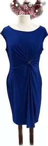 Neu mit Etikett Anne Klein blaues Damenkleid Größe 10 unverbindliche Preisempfehlung des Herstellers 124 $ - Bild 1 von 13