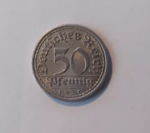 50 Pfennig Deutsches Reich 1921 - Sich regen bringt Segen - Bild 1 von 2