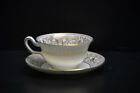 Wedgwood Gold Florentine Cup & Poeny Saucer W4219 England (PS5225)