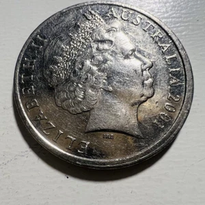 2001 Australina 10 cent Rim Error Coin- Rare!! - Picture 1 of 3