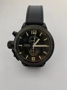 Brand New Old Stock, U BOAT Left Hook Chronograph, Never Worn Complete - Picture 1 of 13
