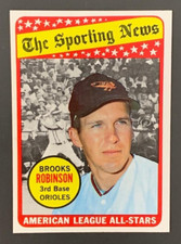 1969 Topps #421 Brooks Robinson All-Star NM+ Baltimore Orioles HOF