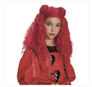 DISNEY Descendants 4: The Rise Of Red Kids Disguise Red Curly Costume Wig NEW - Picture 1 of 4