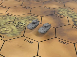 Gabriel Hover x2 | 6mm 1:285 Scale Combat Vehicle | Battletech Miniature - Picture 1 of 1