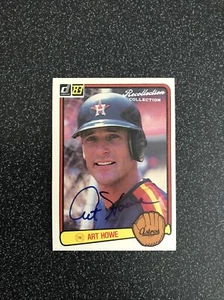 2004 Donruss Recollection Collection Art Howe 1983 Auto Autograph #06/54 Astros - Picture 1 of 2