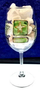 "Army Strong/Star" handbemalt auf Stammweinglas - NEU" - Bild 1 von 4