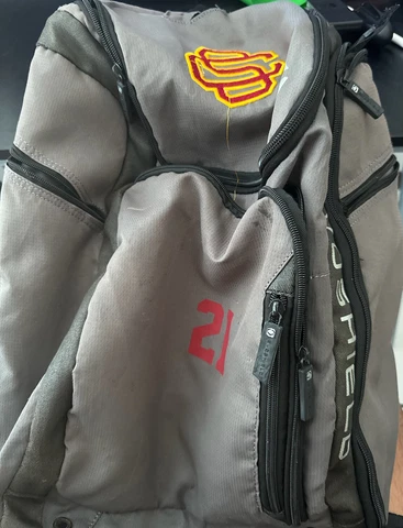 2022 USC Trojans Nike Baseball Evoshield Player Backpack Bag Team Issued #21 Cover