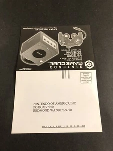 Gamecube Registration Card Insert - Bild 1 von 2