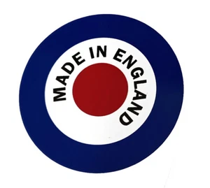 Pegatina mediana hecha en Inglaterra - MG Austin Morris Sunbeam Mini Cooper Triumph - Imagen 1 de 1