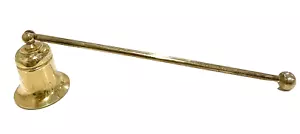 Messing Kerzenflammenlöscher Löscher 7,5" lang - Bild 1 von 6