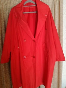 Frühlingsmantel Damen mit Matrosenkragen rot Größe 21 - Bild 1 von 5