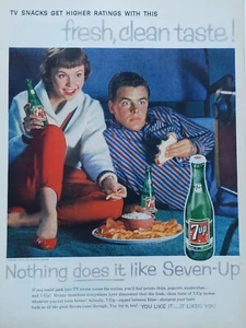 Vintage 7 Up Printanzeige 1958. Nichts macht es wie 7Up - Bild 1 von 1