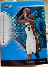 2005-06 Topps Finest Baron Davis 12/25 Golden State Warriors Blue X-fractor #72