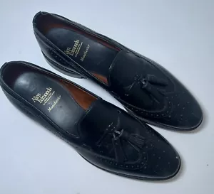 Allen Edmonds Manchester schwarz Leder Budapester Quaste Halbschuhe Größe 12 A *lesen* - Bild 1 von 9
