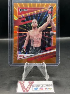 2022 Panini Donruss UFC - JUSTIN GAETHJE ORANGE LASER #62 - Picture 1 of 3