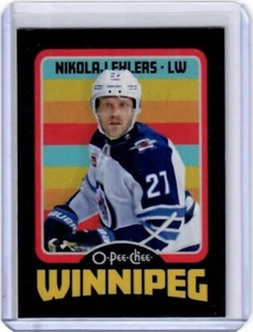 2024-25 O-Pee-Chee Nikolaj Ehlers Retro Black Border Insert Card /100 Jets - Picture 1 of 2