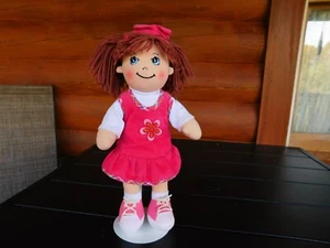 Delton Apple Dumplin Puppe rosa Pulloverkleid mit rosa Schuhen 14 Zoll Sammlerstück - Bild 1 von 2