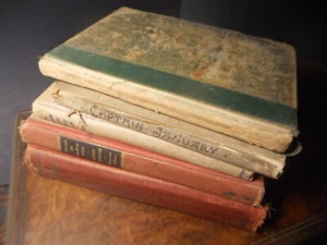 5 Lot Antique CHILDRENS BOOKS Through The LOOKING GLASS Arabian Nights Disney - Picture 1 of 6