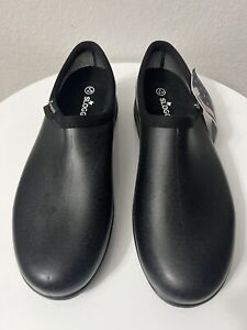Sloggers Waterproof Shoe Garden Shoe Black Rubber Cushioned Unisex W11/M9 NWT