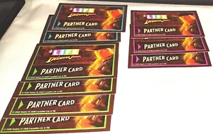 Indiana Jones The Game Of Life Replacement Partner Cards OOP 2008 Game - Picture 1 of 3