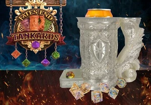 PALADIN Tankard Dice Tower & Vault; Pop Beer Can Stein Flagon Mug Insert TTRPG - Picture 1 of 33