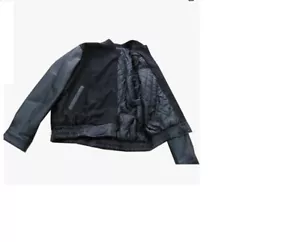 New Mens Stylish Leather Jacket BLK 4XL on sale - Picture 1 of 4