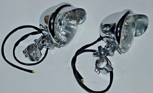 4-1/2" Auxiliary Spot Light 4.5" Passing Lamp Assembly for Harley Davidson - Picture 1 of 9