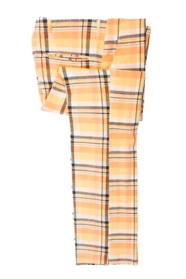 Loudmouth Golf Bold Orange Check Golf Pants 23891 - Image 1 of 3