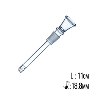 Chillum Stecker Bong 18,8 m.Defuser und Trichter Kopf Glas Länge 11cm 14cm 17cm - Bild 1 von 6