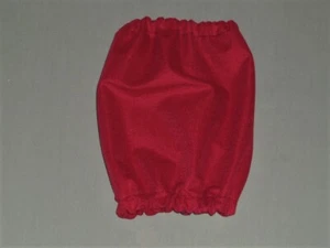 Medium Dog Snood Dark Red Handmade Pet Ear Care Long Eared Dogs Ready to Ship - Picture 1 of 4