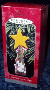 1998 Hallmark Decorating MAXINE-Style with Floyd the Dog Keepsake Ornament - Picture 1 of 4