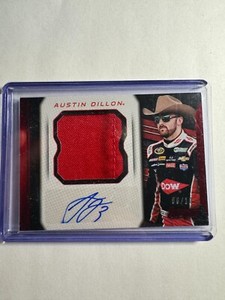 K158,681 - 2016 Panini Torque Jumbo Firesuit Auto Red #1 Austin Dillon #/10