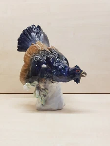Karl Ens Porzellanfigur Auerhahn Capercaillie handbemalt Figur 39 x 28 x 30 cm - Picture 1 of 10