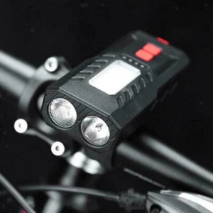 TORCIA LUCE LED CREE FANALE BICICLETTA FARO BICI MTB RICARICABILE ANTERIORE    - Foto 1 di 11