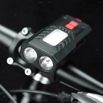 TORCIA LUCE LED CREE FANALE BICICLETTA FARO BICI MTB RICARICABILE ANTERIORE    - Immagine 1 di 4